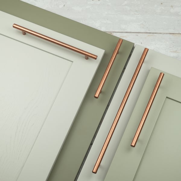 Handle & Home Antique Copper Bar Handle