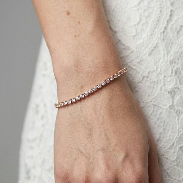 Uchi & Soto Shikaku Rose Gold Tennis Bracelet