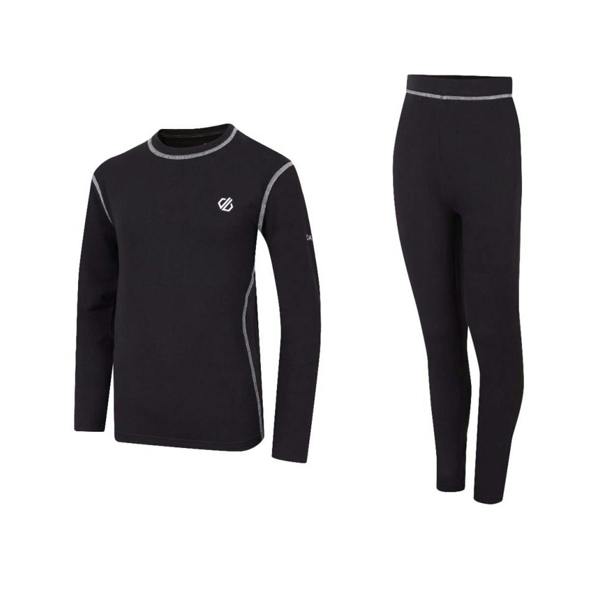 Dare 2b Womens Advanced Wool Baselayer Set - Black - 