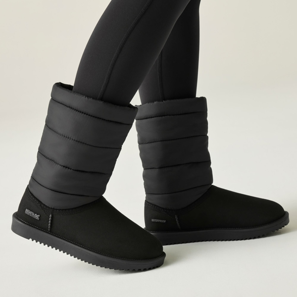 Regatta Womens Risley Waterproof Baffled Stitching Boots - Black