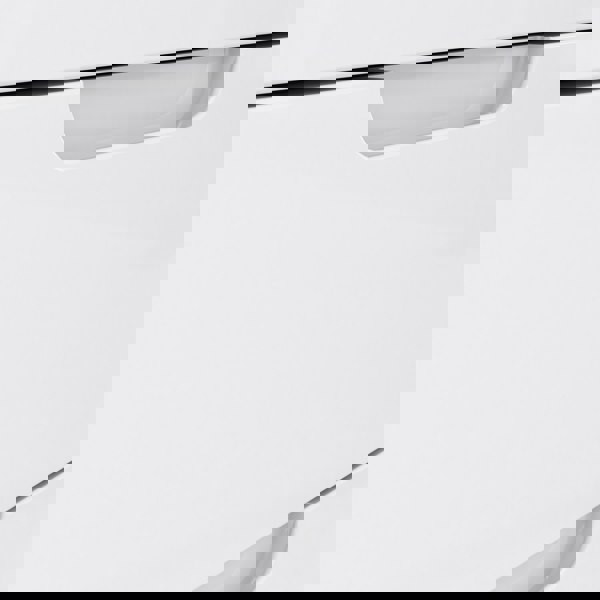 Furniture To Go Sienna Abstract Chest of in White/White High Gloss