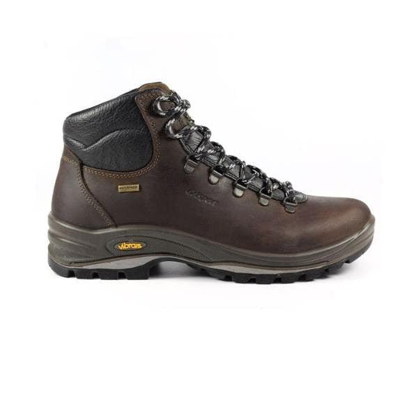 Brown Grisport Fuse Boots with leather upper and Vibram outsole