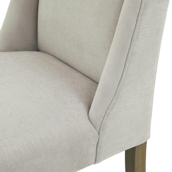 Wyld Haus Olargues Soft Grey Upholstered Dining Chair Pared Back