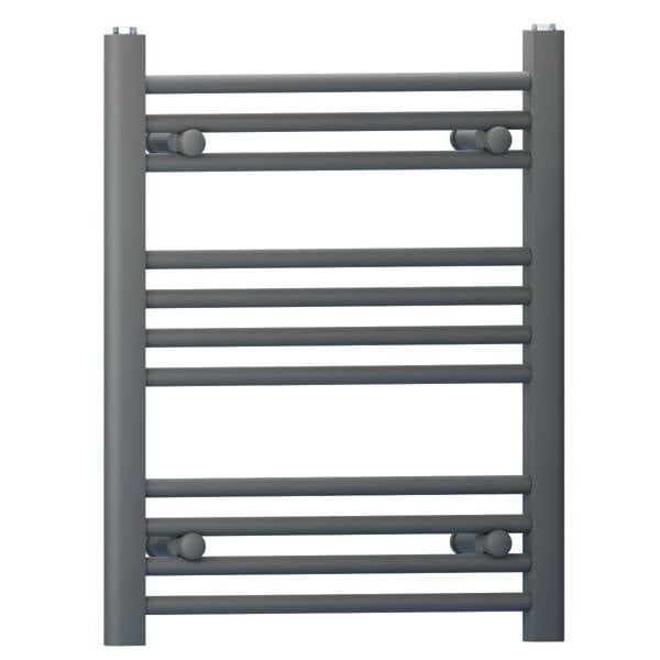 600mm-x-600mm-Anthracite-Grey-Heated-Bathroom-Towel-Rail-Radiator-For-Central-Heating-Elegant-Designer-In-UK