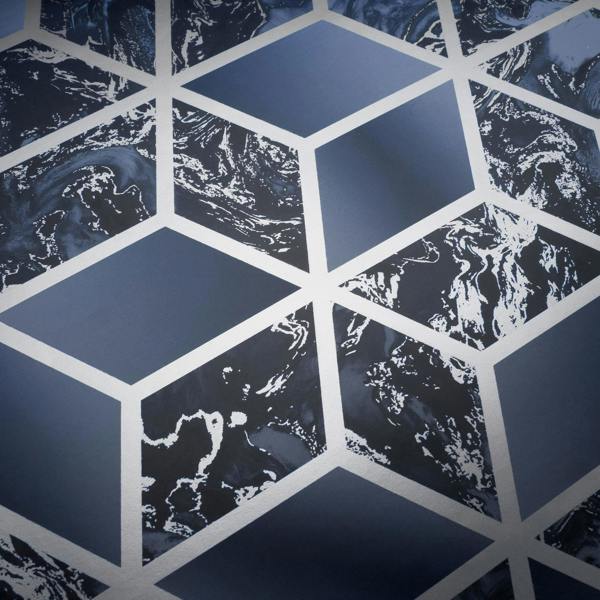 Elixir Cube Blue & Silver Wallpaper - Mv 23/2 image 4