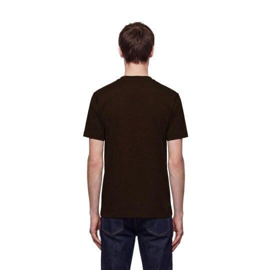 By Lanvin Script Logo Dark Brown T-Shirt