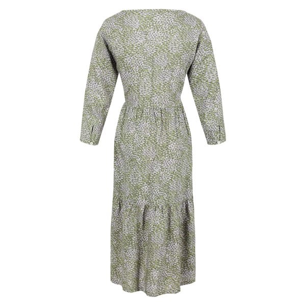 Regatta Womens/Ladies Briella Abstract Long-Sleeved Casual Dress - Green Fields