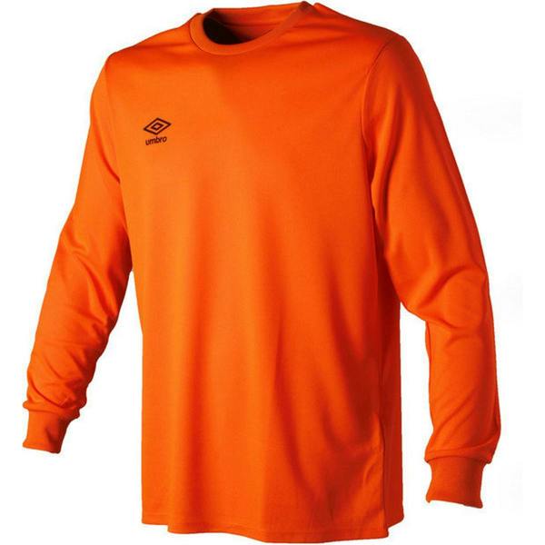 Umbro Mens Club Long-Sleeved Jersey - Shocking Orange - 