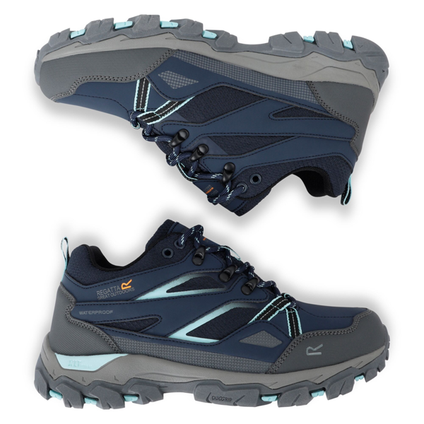Regatta Women's Holcombe III Low Walking Shoes - Navy/Aruba Blue