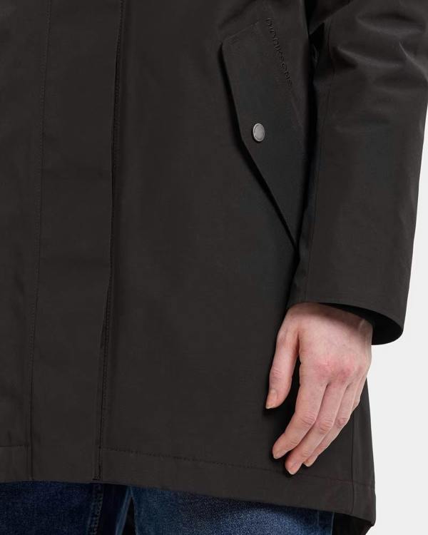 Didriksons Womens Alana Parka 2 - Black 060