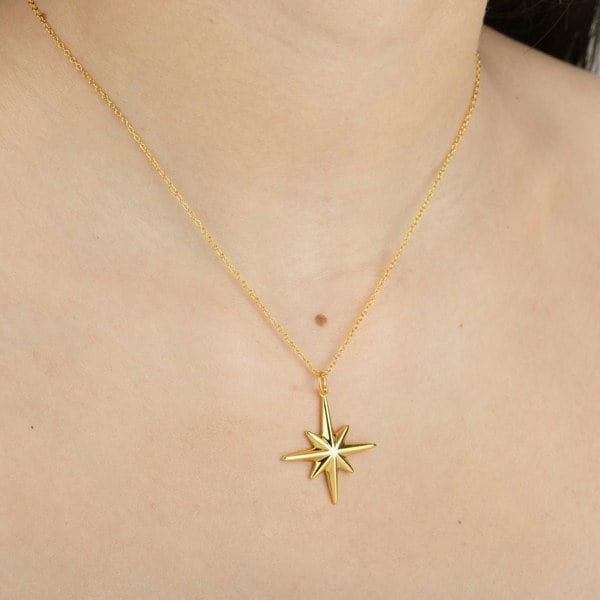 Gold Trip Starburst Pendant