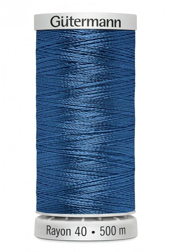 Gutermann No 40 Sulky Rayon Embroidery Thread 500m Rayon Thread Suitable For Embroidery