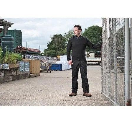 V-Neck Combat Jumper - Hi-Vis Trousers