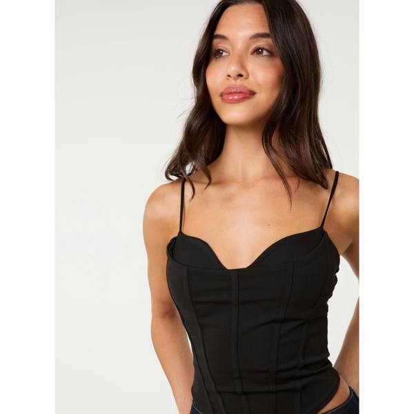 Pink Vanilla Bustier Bra Cup Cupra Top