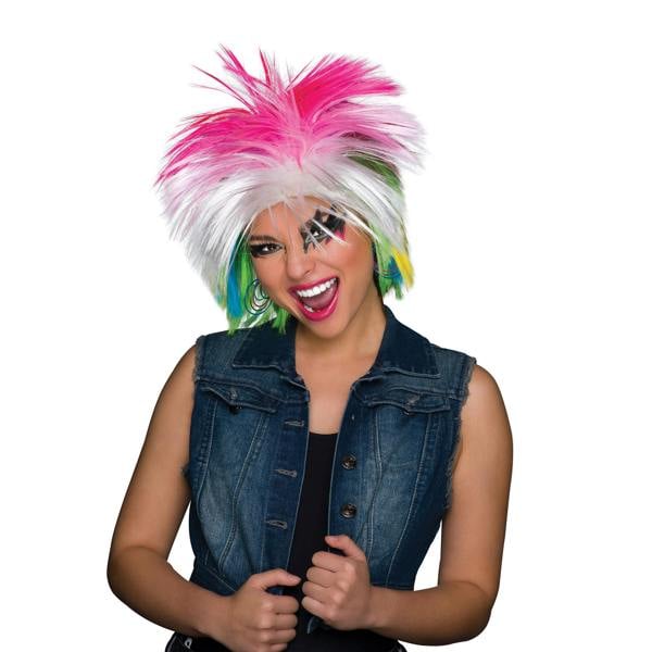 Bristol Novelty Womens/Ladies 80s Pop Icon Wig - Multicoloured - 