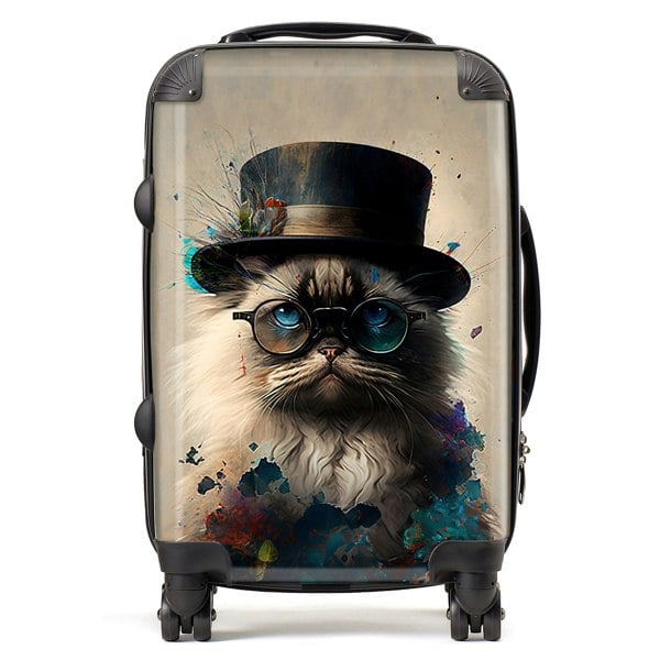 Warren Reed Ragdoll Cat Splashart Suitcase