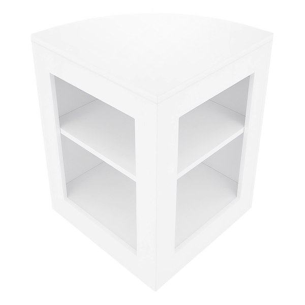 Monstershop Adonis LED Shop Counter Set B1200, C1200 & CM60 - White