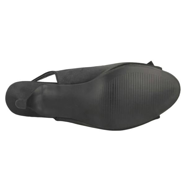 Spot On Ladies Spot On Slip On Slingback Heels