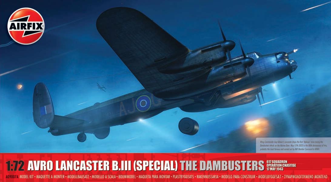 Airfix British Avro Lancaster B.III The Dambusters (1:72 Scale)