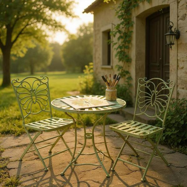 LEAF GREEN BISTRO SET