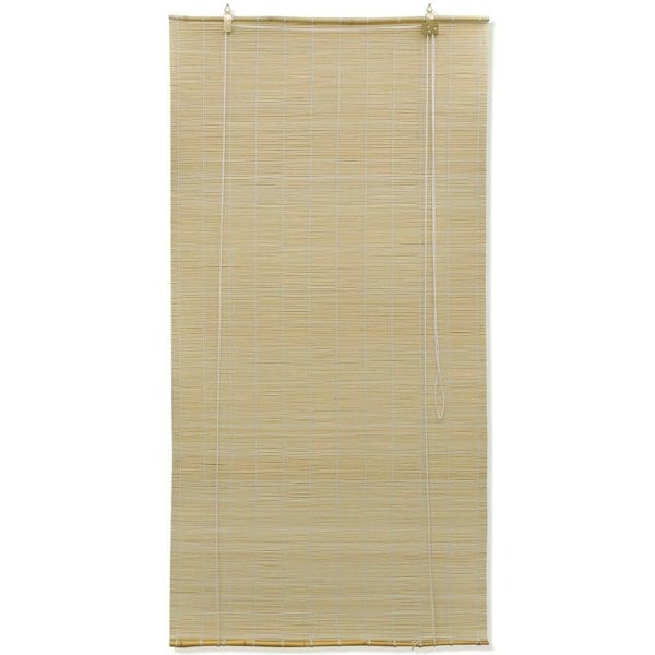 Berkfield Roller Blind Bamboo 100x220 cm Natural