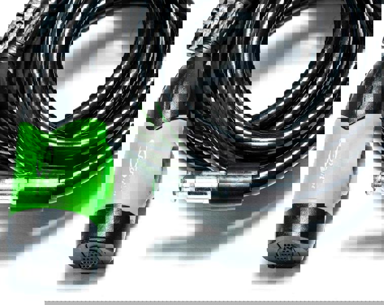 Awe Sport Direct 10mm x 185cm Steel Bike/Bicycle LED Cable Lock With Keys & Bracket