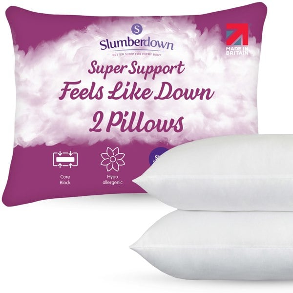 Slumberdown Feels like Down Super Support Firm Support Pillow