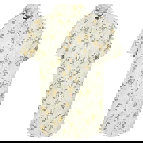 Mountain Warehouse Mens Tropical Short-Sleeved Shirt - Khaki