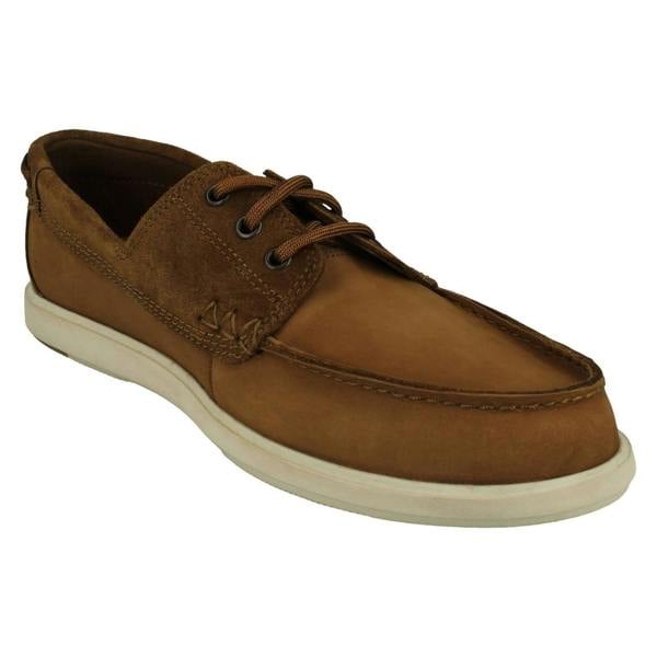 Clarks Mens Clarks Relaxed Style Lace Up Deck Shoes Bratton Boat
