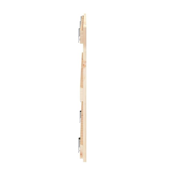 Berkfield Wall Headboard 185x3x60 cm Solid Wood Pine