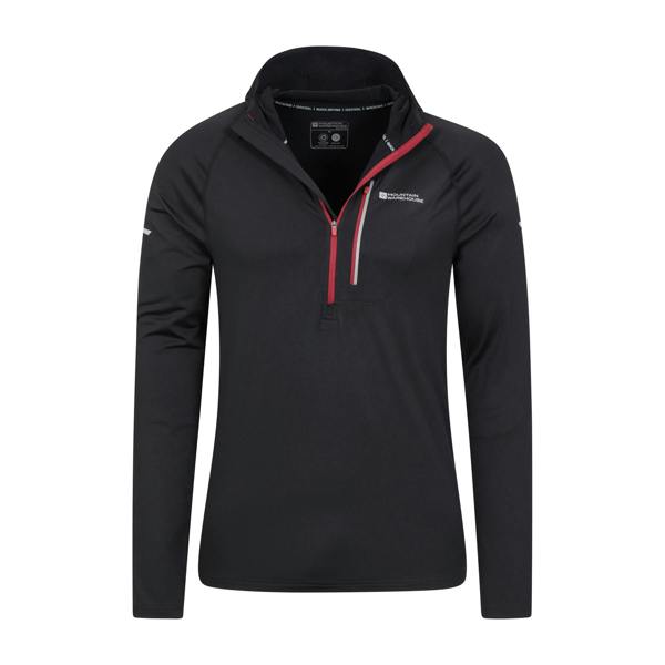 Mountain Warehouse Mens Solo Recycled Slim Hoodie - Black - 