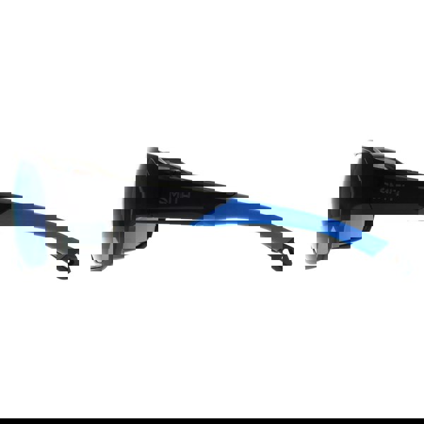 Smith Sunglasses Deckboss 0VK QG Matte Black Blue Blue Mirror Polarized Chromapop