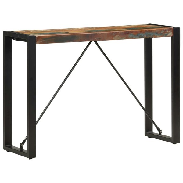 Berkfield Console Table 110x35x76 cm Solid Reclaimed Wood