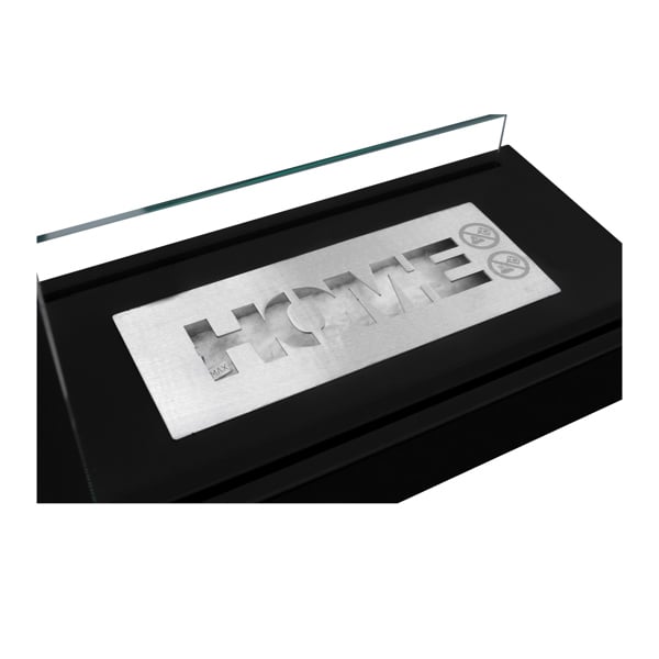 BIOFireplacesGMT Freestanding Bio Fireplace Home Black Matt Ventless