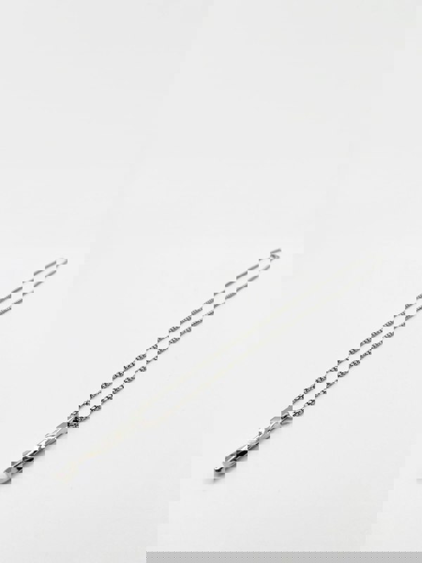 SVNX Layered Pendant Necklace in Silver Colour