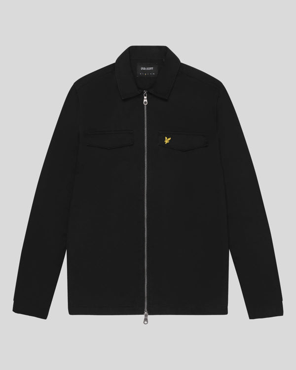 Lyle & Scott Cotton Overshirt - Black