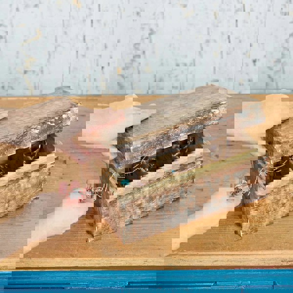 Paper High Antique Effect Mango Wood Trinket Box