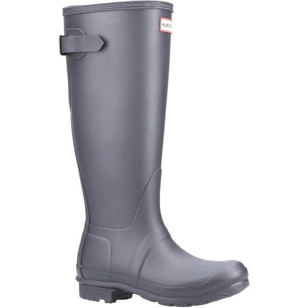 Hunter Original Tall Back Adjustable Wellington Boots Womens - Black