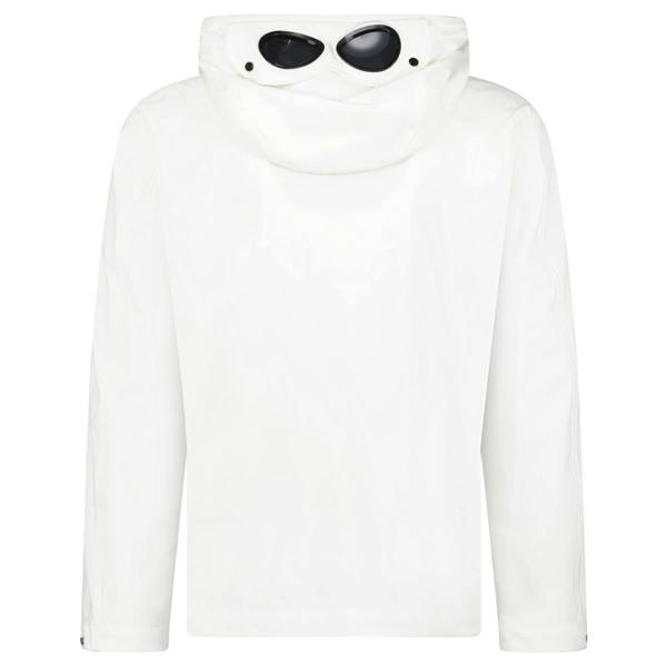 CP Company Shell-R Double Pocket Goggle Jacket White - chancefashionco