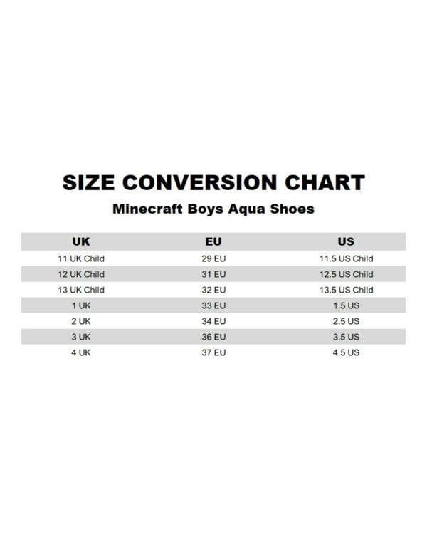 Minecraft Boys Green Creeper Aqua Shoes