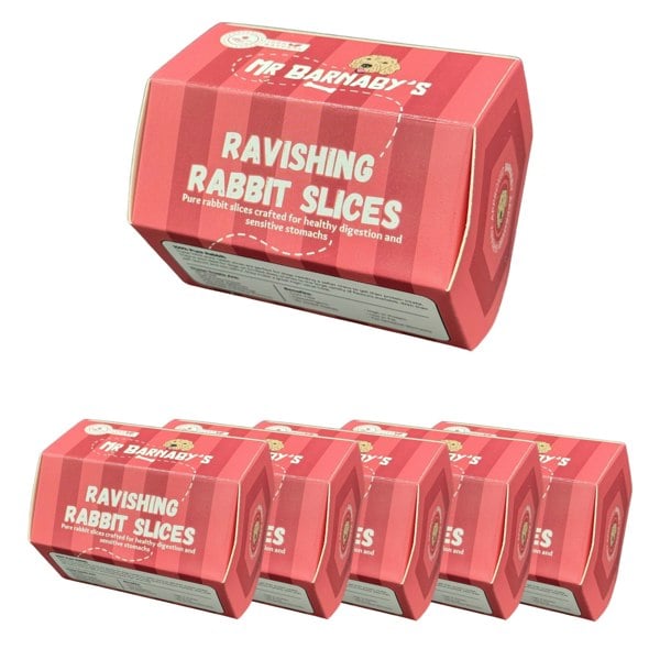 Mr Barnaby's Ravishing Rabbit Slices Dog Treats (Pack of 6)