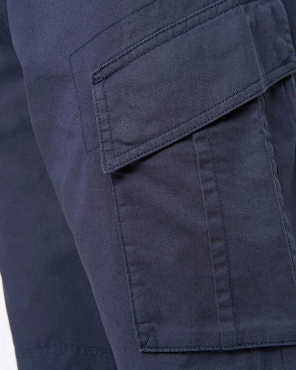 Crosshatch Sidemoore Cargo Pants Navy