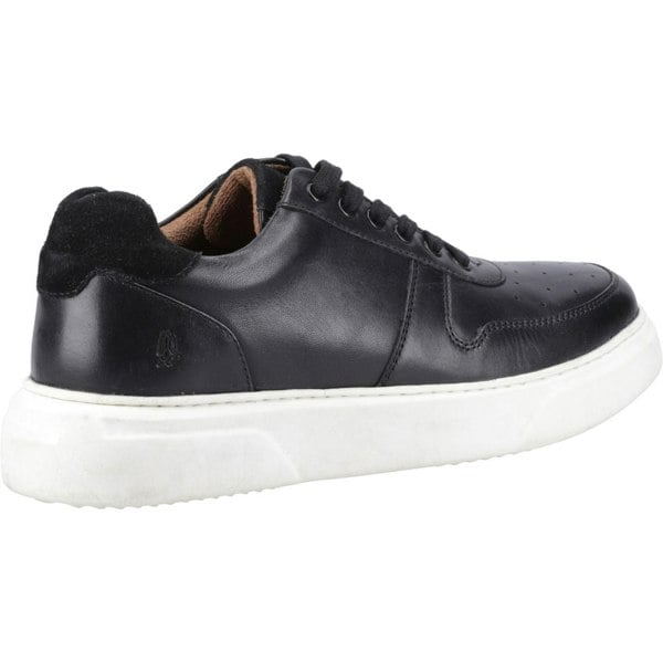 Hush Puppies Wyatt Leather Men's Black Trainers