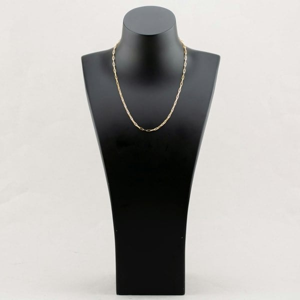 T. H. Baker 9ct Yellow Gold 18 Inch Oval Link Belcher Chain HPPC-270-9Y-18