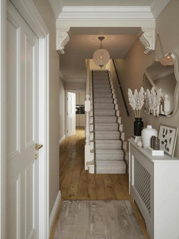 Enville Charcoal Straight Flight Handrail