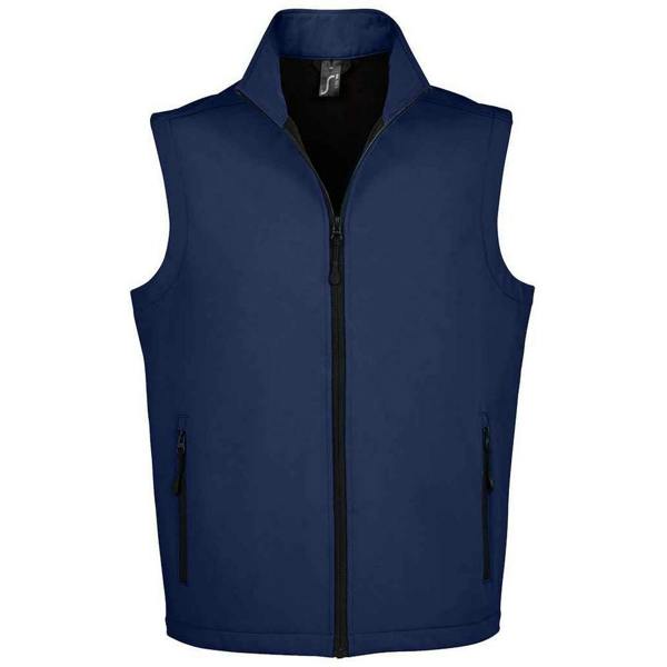 SOLS Mens Race Softshell Body Warmer - French Navy