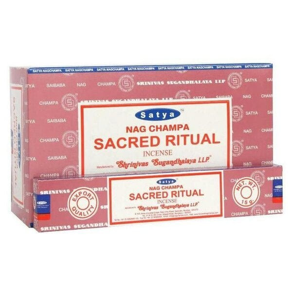 Satya Sacred Rituals Incense Sticks, Pack of 12