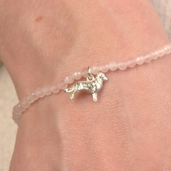 Mylee London Golden Retriever Crystal Bracelet - Personalised