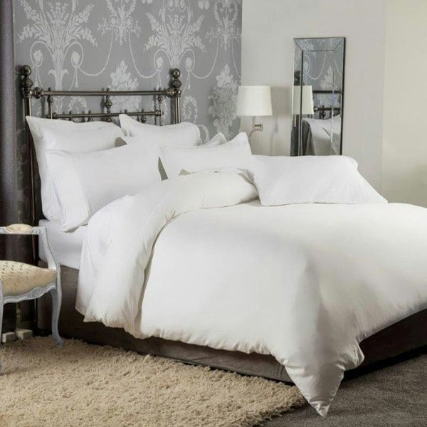 Belledorm 1200Thread Count Cotton Fitted Bed Sheet (Extra Deep 15in Fit) - White