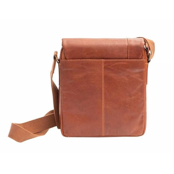 PRIMEHIDE Leather Crossbody Messenger Bag - Vito Tuscan